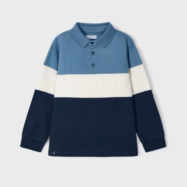 Mayoral Boys Chunky Striped Polo