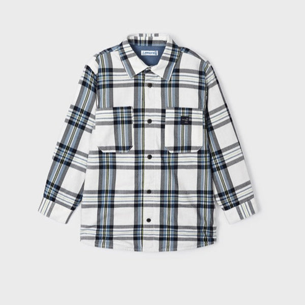 Mayoral Boys Checked Lined Shirt