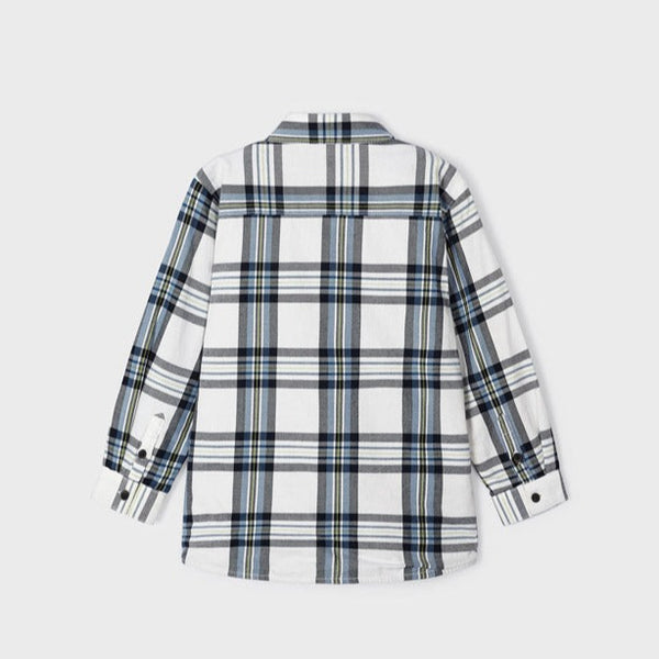 Mayoral Boys Checked Lined Shirt