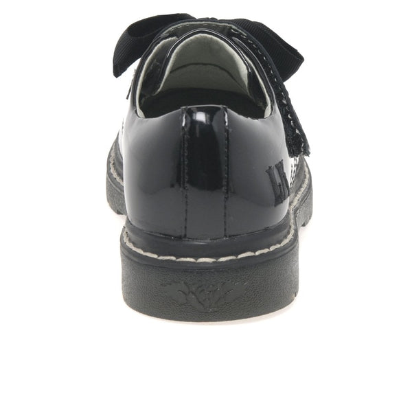 Lelli Kelly Irene Black Patent School Shoe