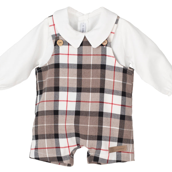 Calamaro Boys 100% Cotton Dungaree set