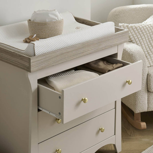 Clara 2 Piece Nursery Furniture Set - Cashmere & Ash