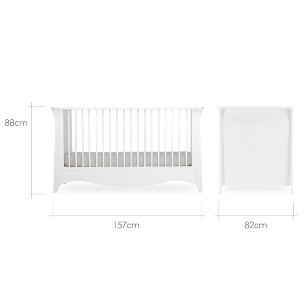Clara 3 Piece Nursery Furniture Set - Cashmere & Ash