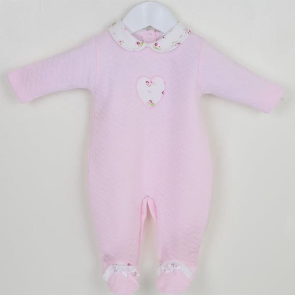 Pex Sweetheart Sleepsuit Pink