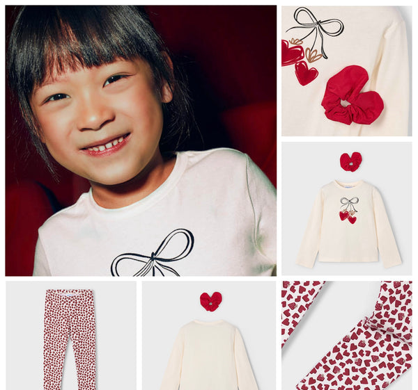 Mayoral Legging Set With Hair Bobble 4008/4716