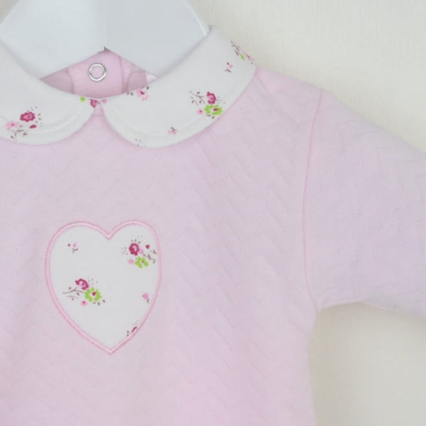 Pex Sweetheart Sleepsuit Pink