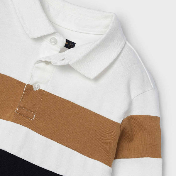 Mayoral Boy Striped Polo Shirt 4103