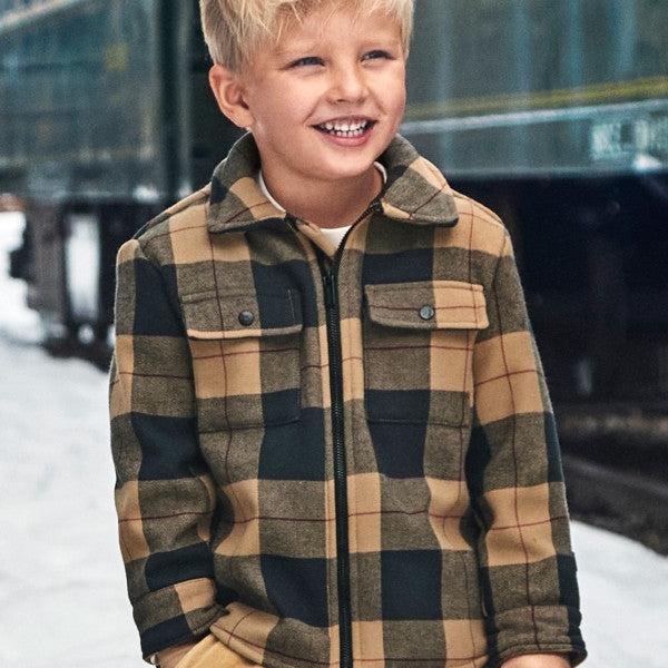 Mayoral 4462 Boys Checked Overshirt