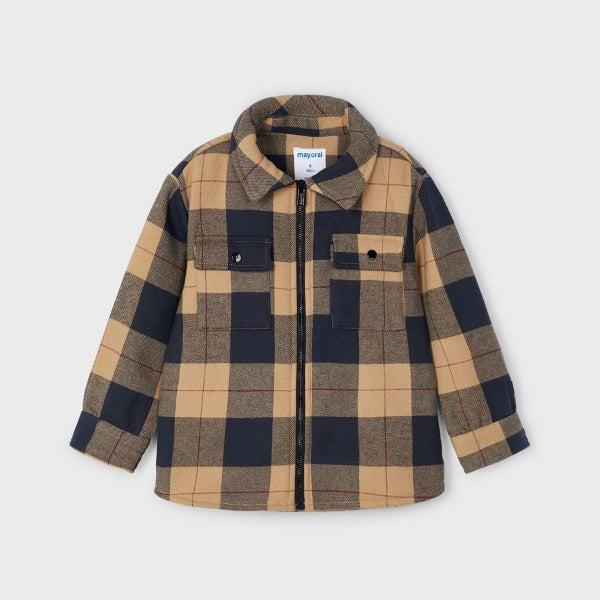 Mayoral 4462 Boys Checked Overshirt