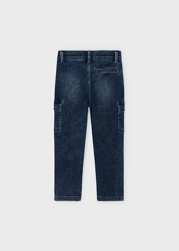 Mayoral Boys Denim Cargo Pants 4563