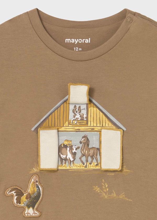 Mayoral Boys Baby Interactive Farm Shirt 2067