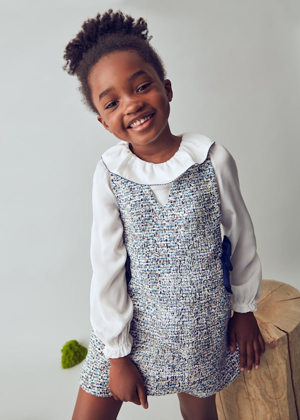 Mayoral Girls Pinafore Dress 4990