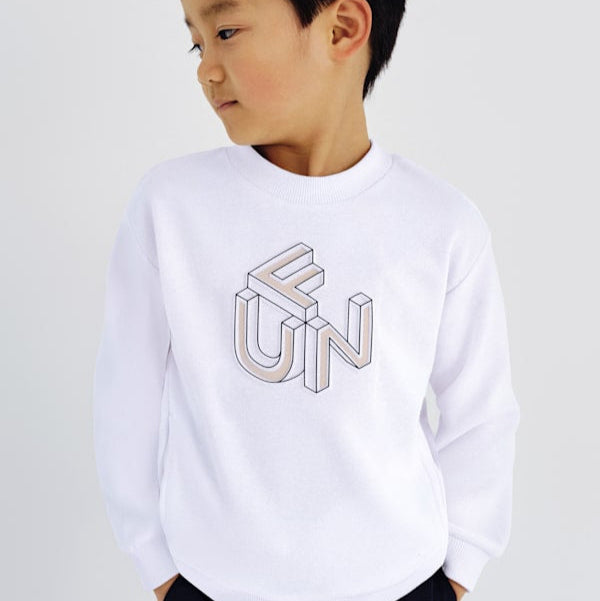 Mayoral 3415 Embossed sweatshirt