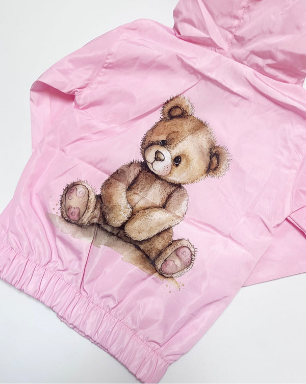 Arlo Teddy Raincoat With Just Teddy On The Back