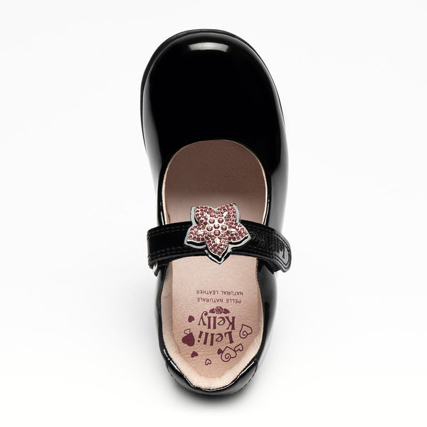 Lelli Kelly Daisy2 School Shoes Black LKS08481