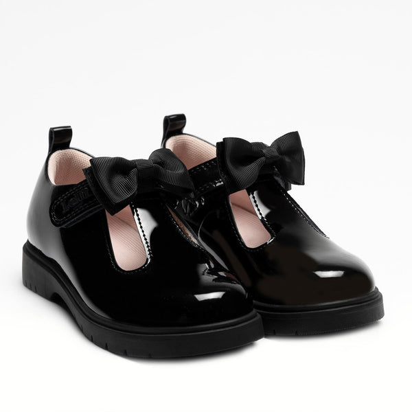 Lelli Kelly Kaya T-Bar School Shoes In Black LKSA8960