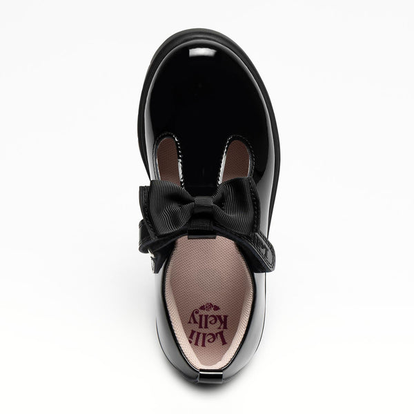 Lelli Kelly Kaya T-Bar School Shoes In Black LKSA8960