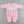 Pex Pink Rose Smocked Velour Sleepsuit