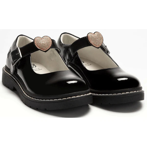 Lelli Kelly Adele Black Patent School Shoes