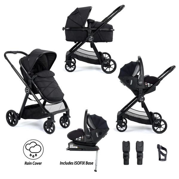 Mimi Travel System Pecan i-Size Car Seat with ISOFIX Base