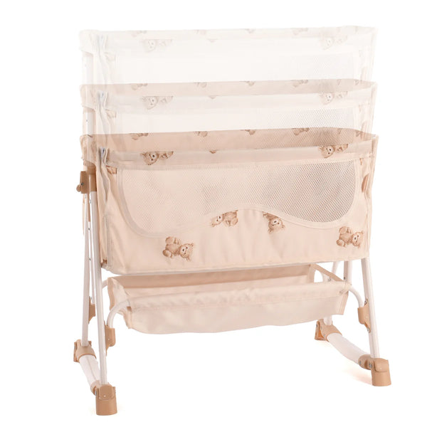 Roma RHS Bedside Crib - Flora