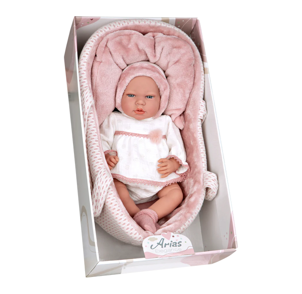 60812 Andie Pink Or Beige Crying Elegance Doll