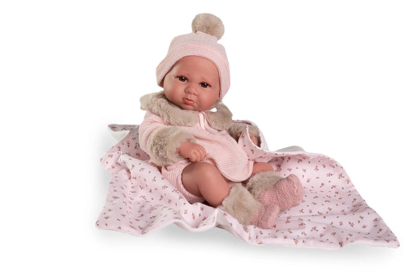 50422 Newborn Doll Luca Teddy Bear (Weighted Doll)