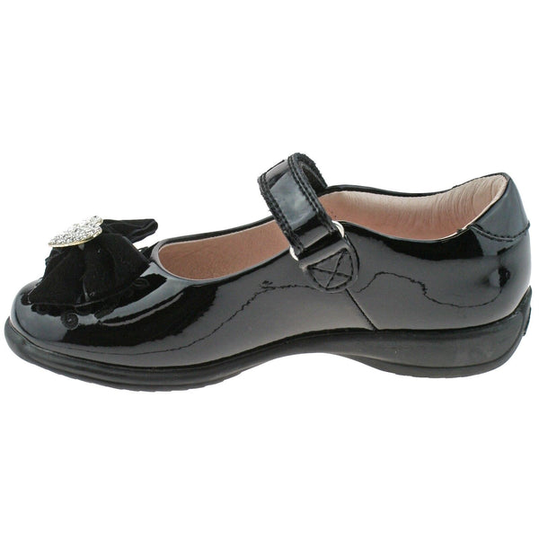 Lelli Kelly Begonia Black Patent School Shoes