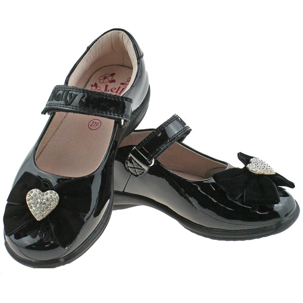 Lelli Kelly Begonia Black Patent School Shoes