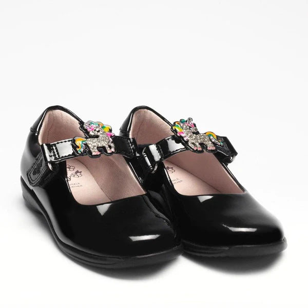 Lelli Kelly Bonnie Black Patent School Shoes