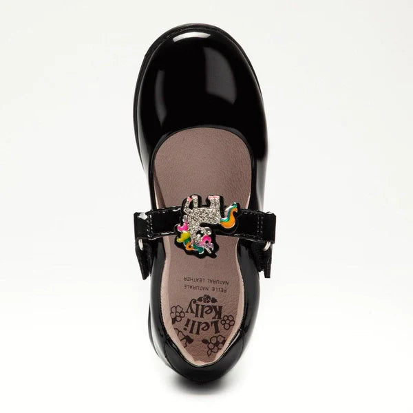 Lelli Kelly Bonnie Black Patent School Shoes