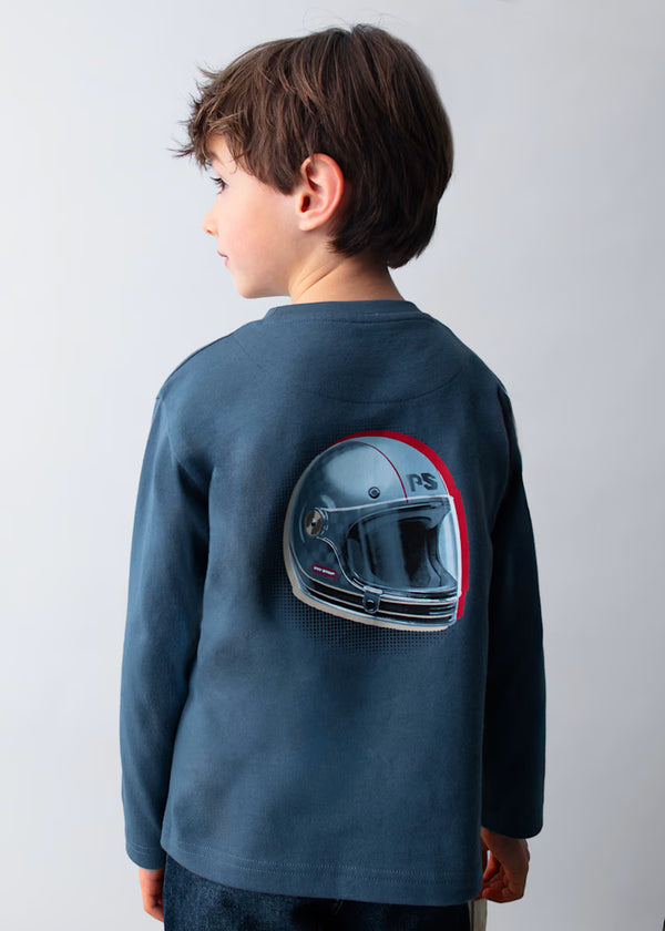 Mayoral Boys Helmet Motif T-Shirt 4084