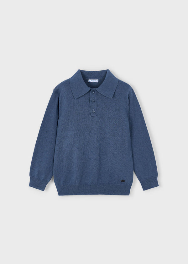 Mayoral Boys Knitted Polo Short 4122