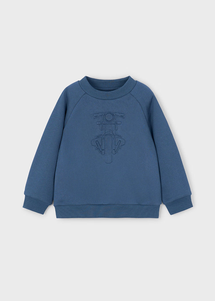 Mayoral Boys Motorcycle Embossed Sweatshirt 4405