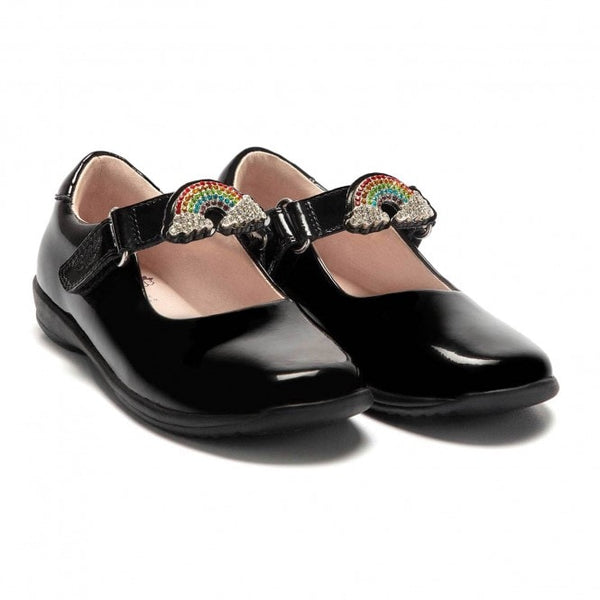 Lelli Kelly Brite Black Patent School Shoe