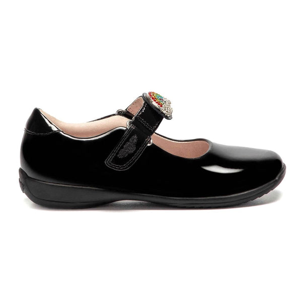 Lelli Kelly Brite Black Patent School Shoe