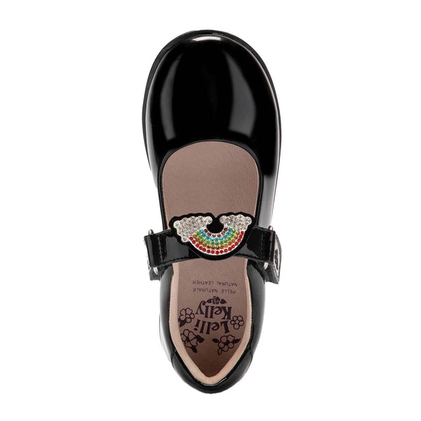 Lelli Kelly Brite Black Patent School Shoe