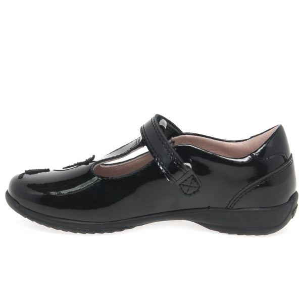Lelli Kelly Chloe T-Bar School Shoe In Black Patent