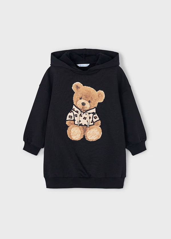 Mayoral Girl Fleece Hoody Dress 4928