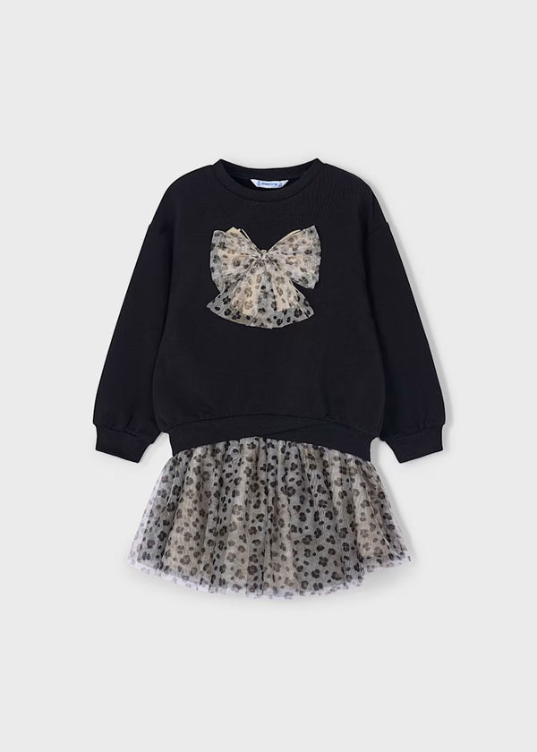 Mayoral Girls Tulle Skirt And Jumper Set 4936