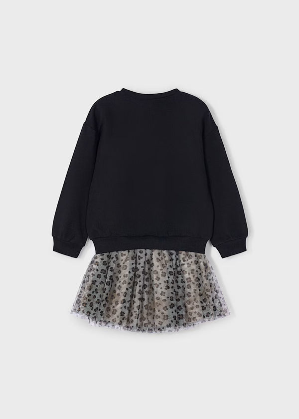 Mayoral Girls Tulle Skirt And Jumper Set 4936
