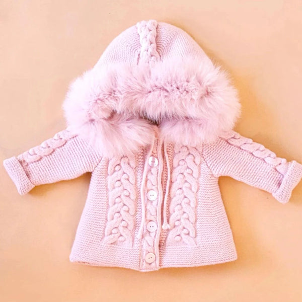 LeoKing Thick Knitted Fleecy Fur Coat