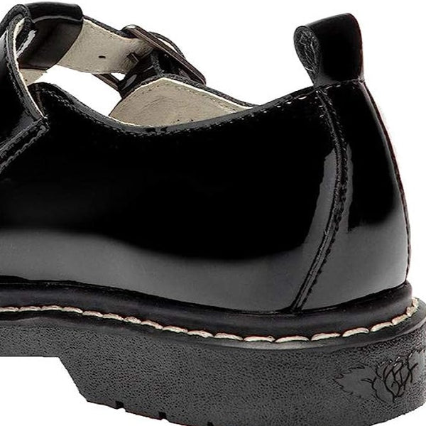 Lelli Kelly Jennifer Black Patent T-Bar School Shoes