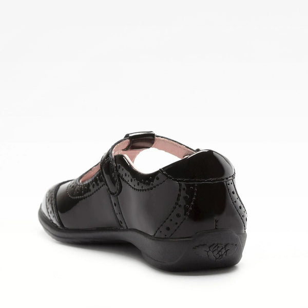 Lelli Kelly Jennette T-Bar Black Patent School Shoes