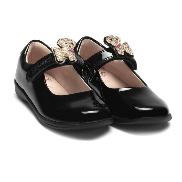 Lelli Kelly Poppy2 Black Patent School Shoes