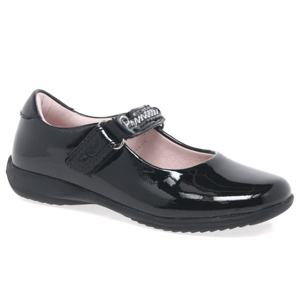 Lelli Kelly Sheila Black Patent Interchangeable School Shoe