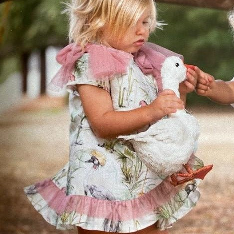 Fifi Flamingo Tulle Dress And Bloomers