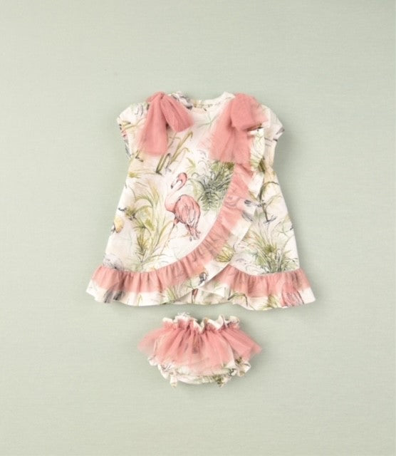 Fifi Flamingo Tulle Dress And Bloomers