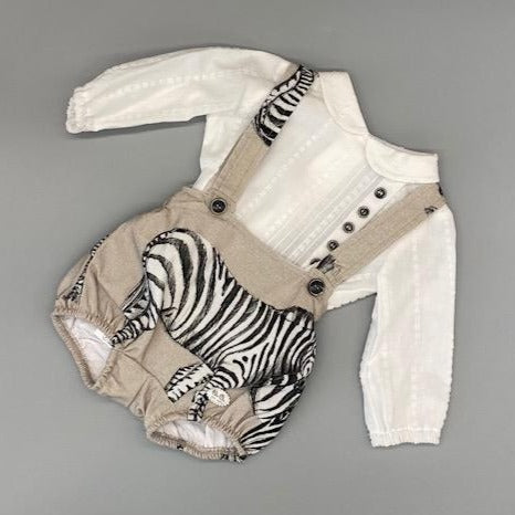 Jose Varon Boys Zebra Set