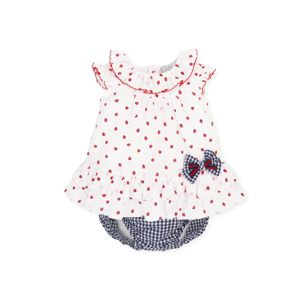 Tutto Piccolo Strawberry Dress And Pants – Lullabys Baby